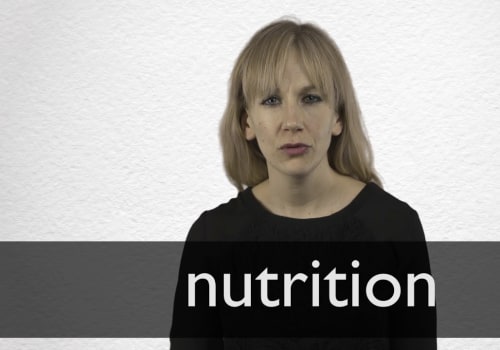 What do you meaning by nutrition?